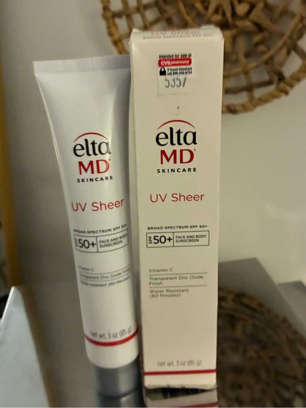 EltaMD UV Sheer SPF 50+ Face & Body Sunscreen 3oz NIB Sealed